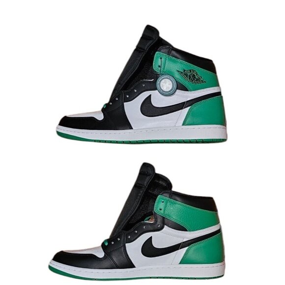Nike Air Jordan 1 Retro High OG Celtics Black Lucky Green 2023 DZ5485-031 US 15 - Picture 3 of 7